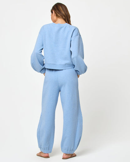 LSPACE LSPACE Fleur Sweatshirt - Heather Chambray - Clothing|Active|Swim