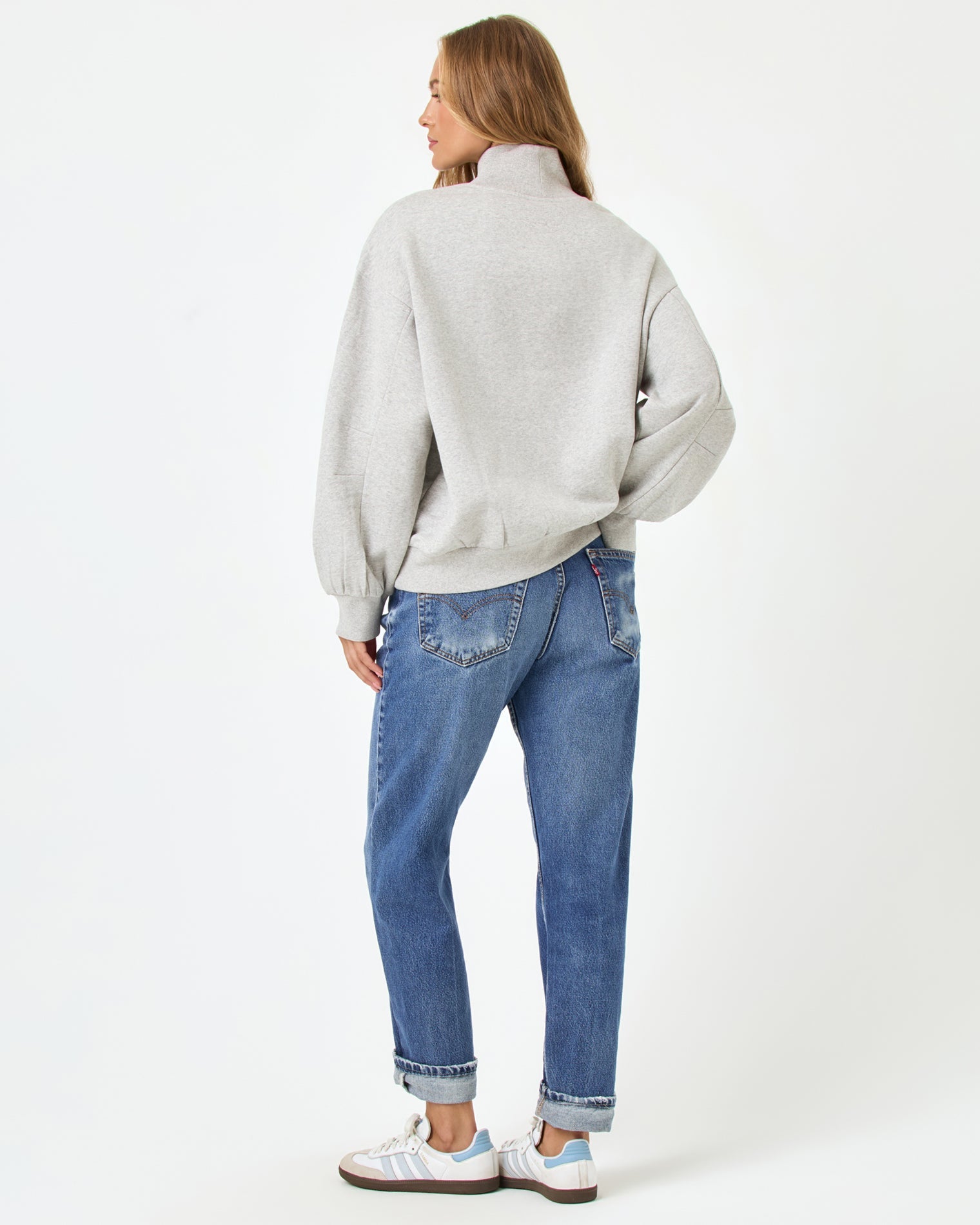 LSPACE LSPACE Crush Sweatshirt - Heather Gray - Clothing|Active