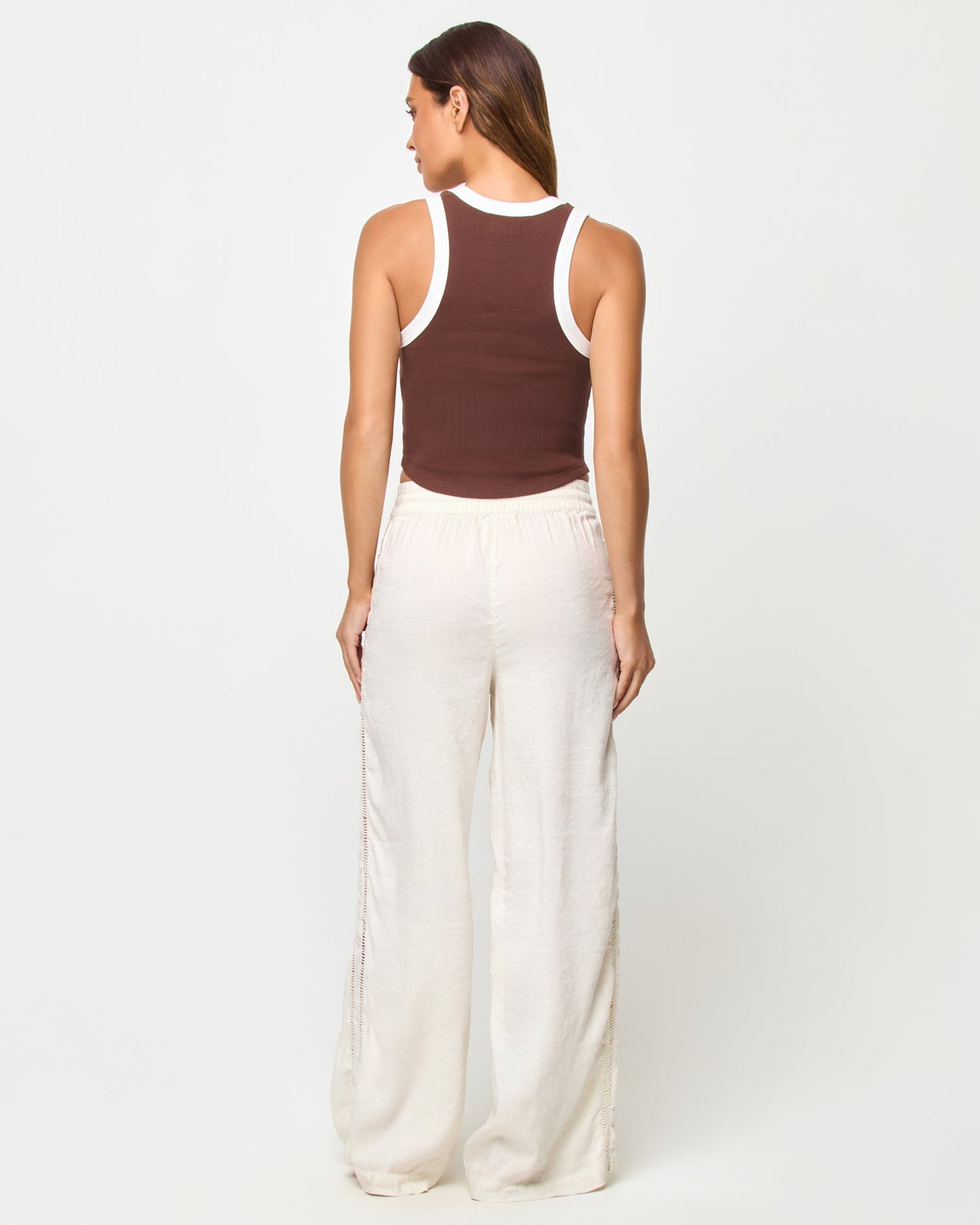 LSPACE LSPACE Ash Tank - Espresso-Cream - Clothing|Swim