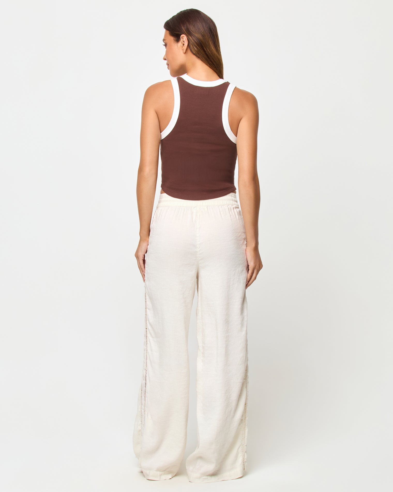 LSPACE LSPACE Ash Tank - Espresso-Cream - Clothing|Swim