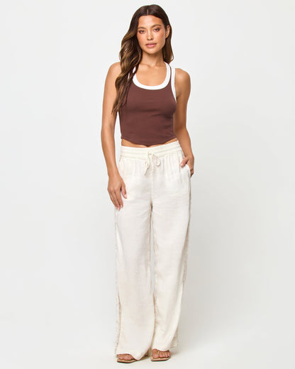 LSPACE LSPACE Ash Tank - Espresso-Cream - Clothing|Swim