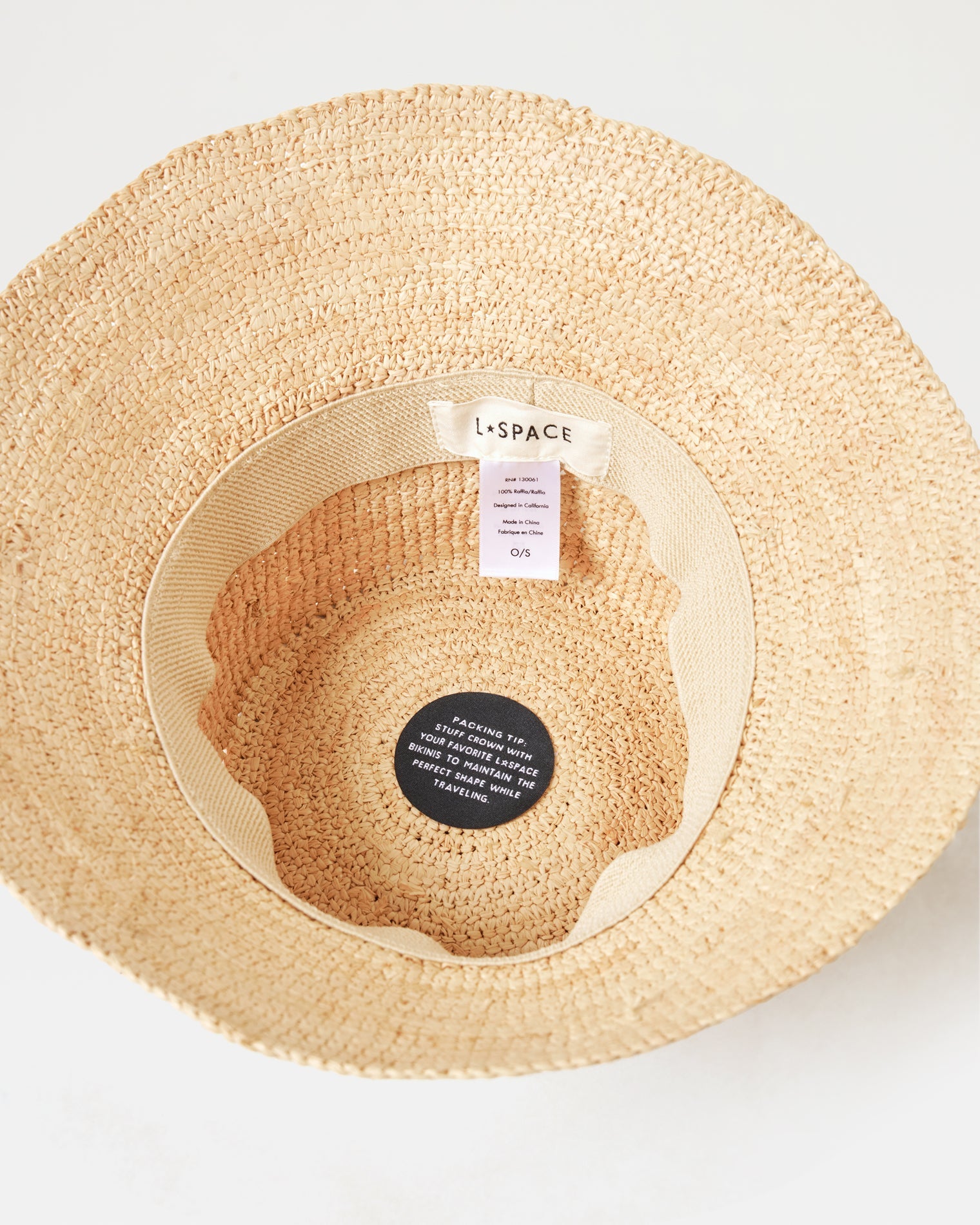 LSPACE Raffia Bucket Hat with Shells & Pearls - LSPACE Carmel Island Hat - Clothing|Swim