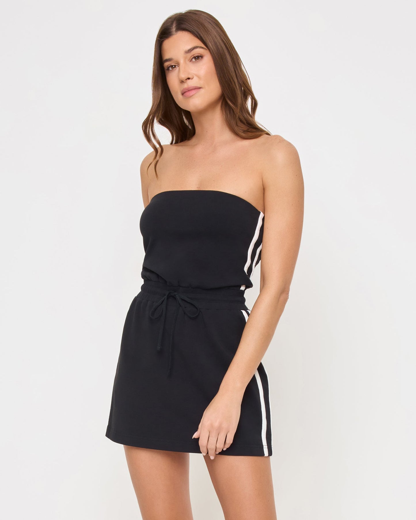 LSPACE Decker Dress - Black-Cream - Clothing|Active|Swim