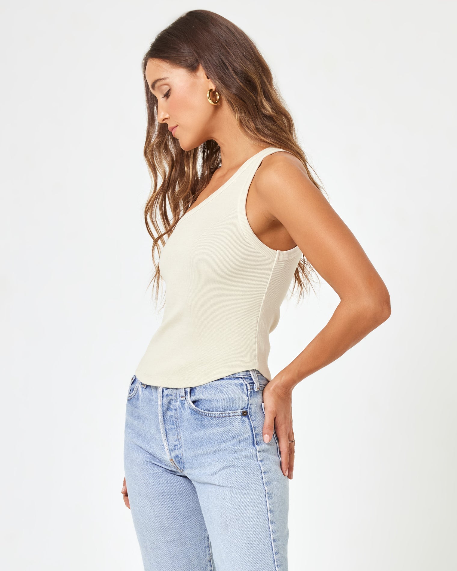 LSPACE LSPACE Kylie Tank - Bone - Clothing