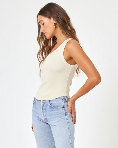 LSPACE LSPACE Kylie Tank - Bone - Clothing