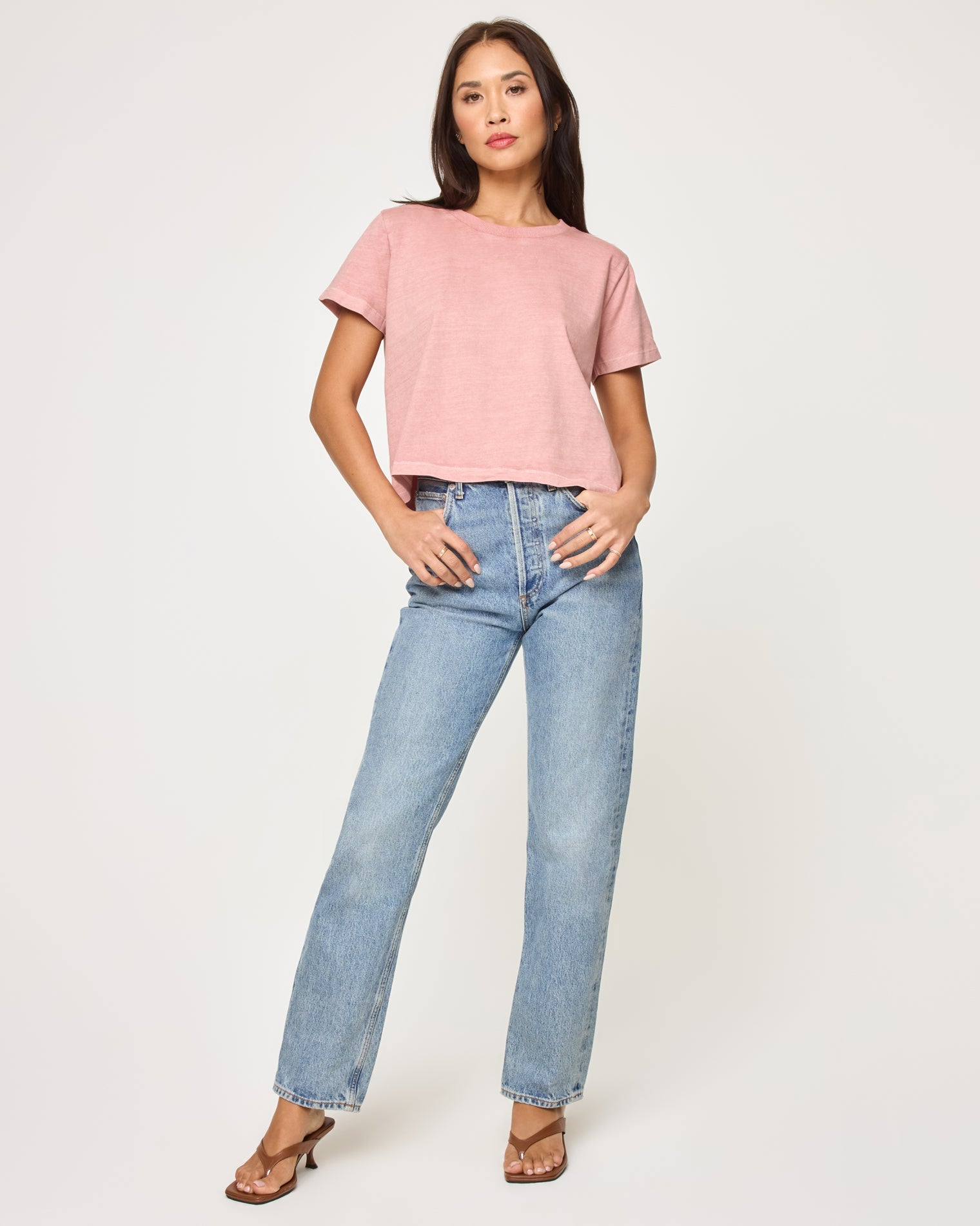 LSPACE All Day Top - Pink Clay - Clothing