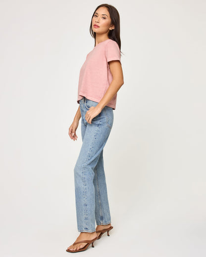 LSPACE All Day Top - Pink Clay - Clothing