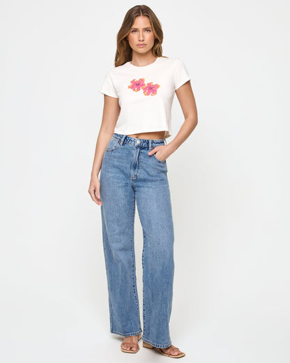 LSPACE LSPACE Merci Baby Tee - Maui Babe - Clothing