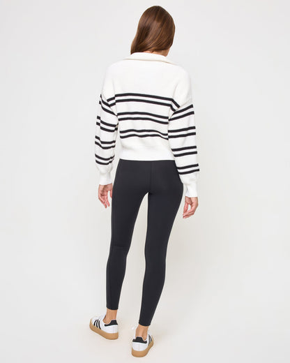 LSPACE LSPACE Ultra Sweater - Black-White - Clothing|Active|Swim