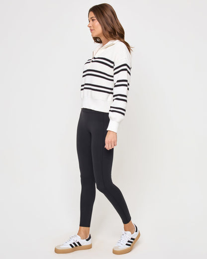 LSPACE LSPACE Ultra Sweater - Black-White - Clothing|Active|Swim