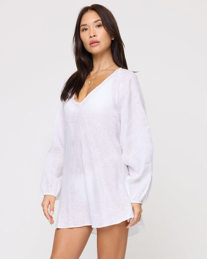 LSPACE LSPACE Boat Trip Tunic - White - Clothing|Swim