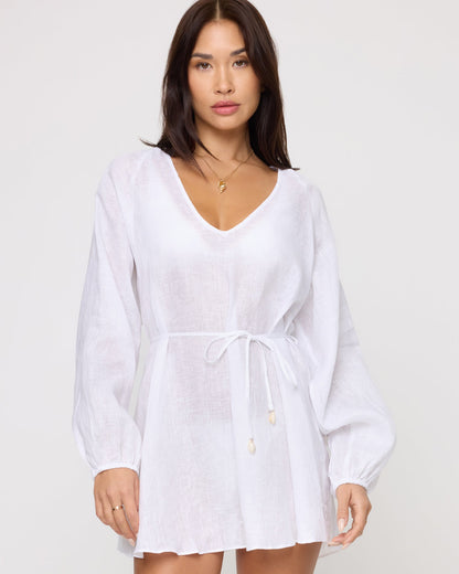 LSPACE LSPACE Boat Trip Tunic - White - Clothing|Swim