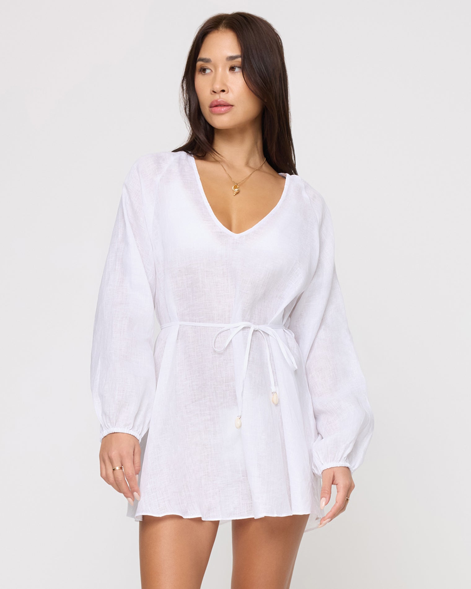LSPACE LSPACE Boat Trip Tunic - White - Clothing|Swim