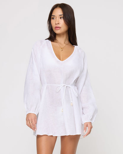 LSPACE LSPACE Boat Trip Tunic - White - Clothing|Swim