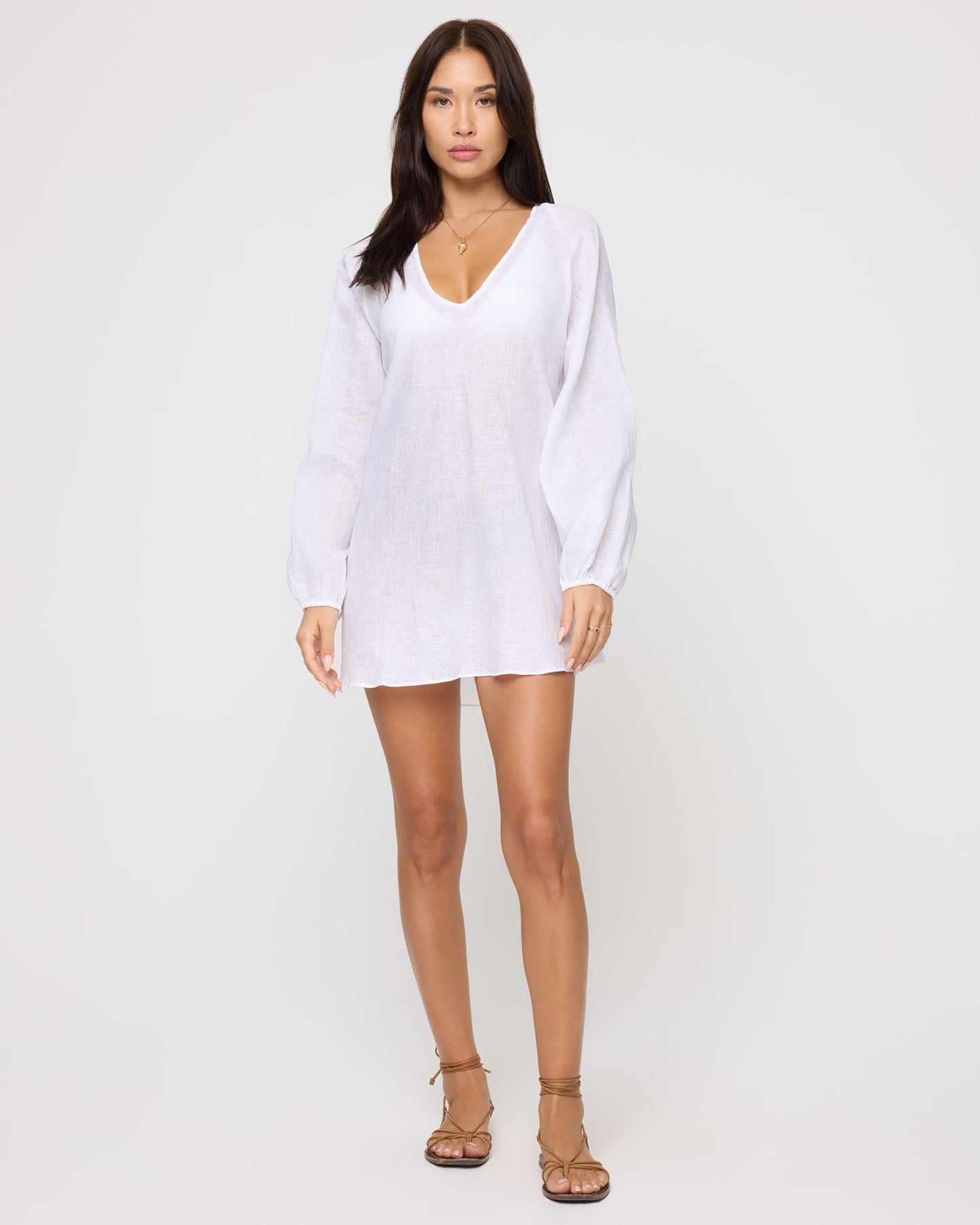 LSPACE LSPACE Boat Trip Tunic - White - Clothing|Swim