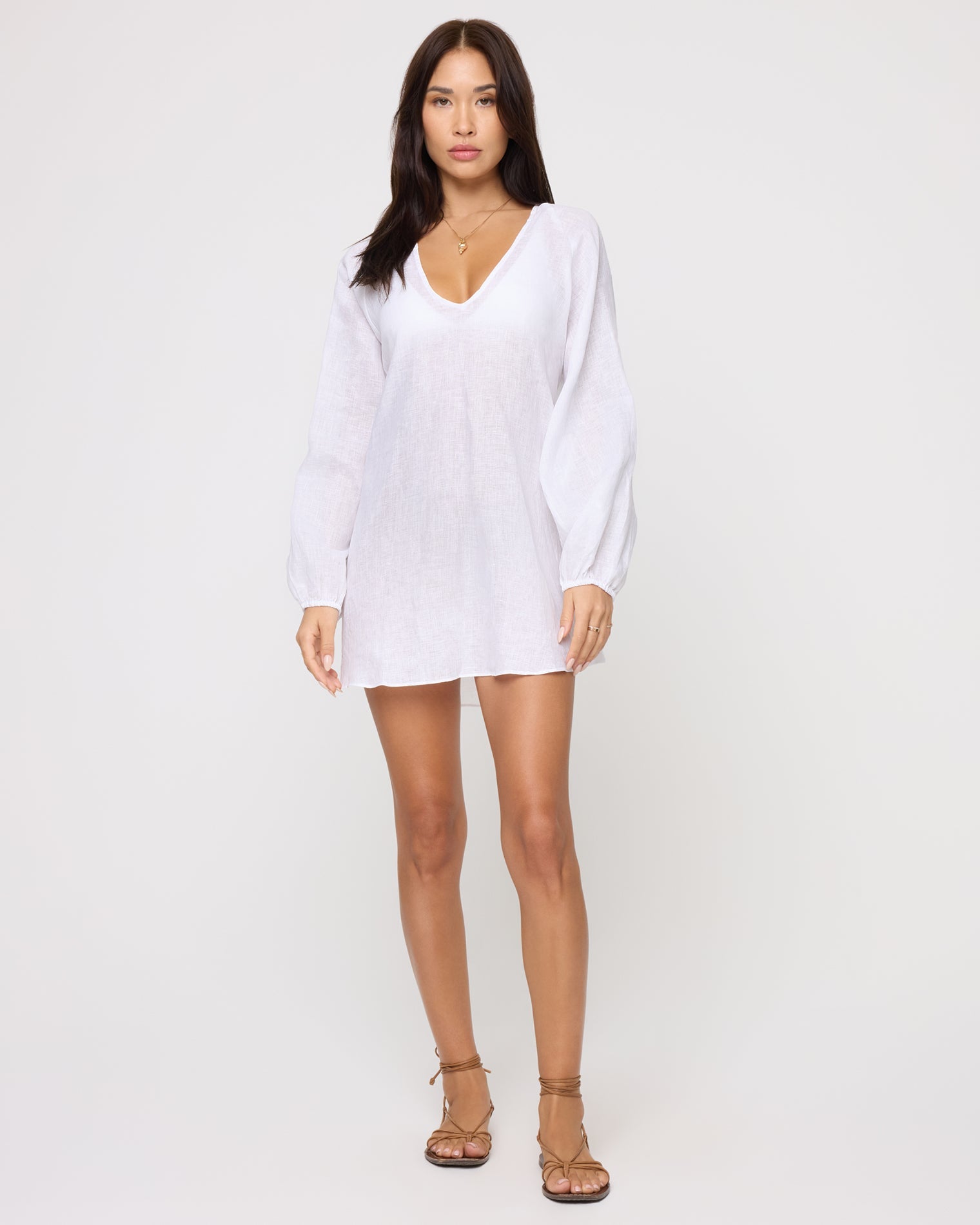 LSPACE LSPACE Boat Trip Tunic - White - Clothing|Swim