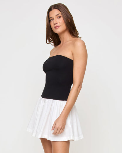 LSPACE LSPACE Sienna Mini Dress - Black-Cream - Clothing|Swim