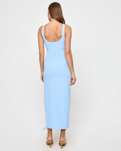 LSPACE French Blue Midi Dress - LSPACE Camille Dress - Clothing