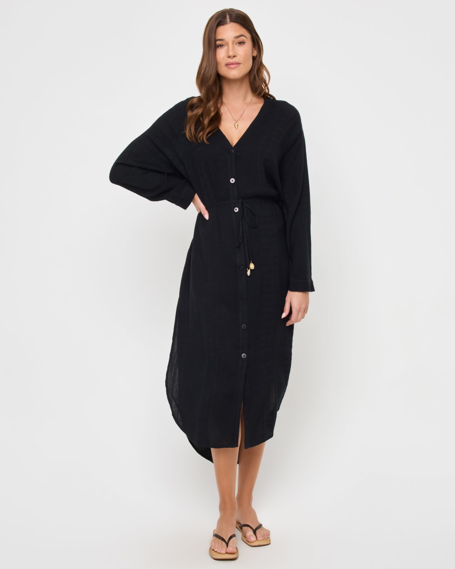 LSPACE LSPACE Yoli Shirtdress - Black - Clothing