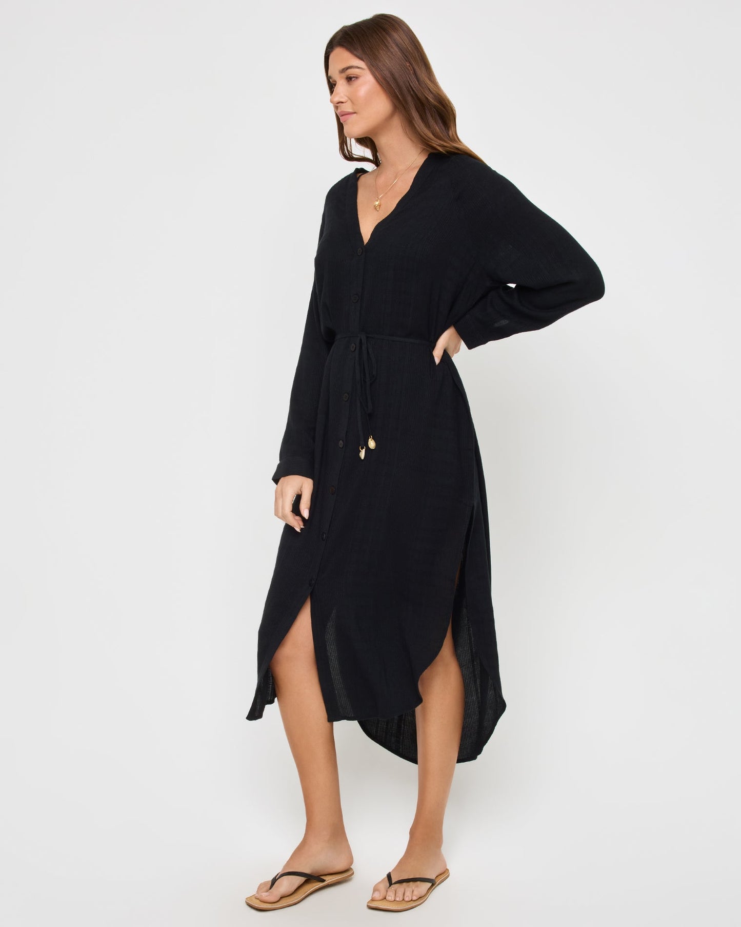 LSPACE LSPACE Yoli Shirtdress - Black - Clothing