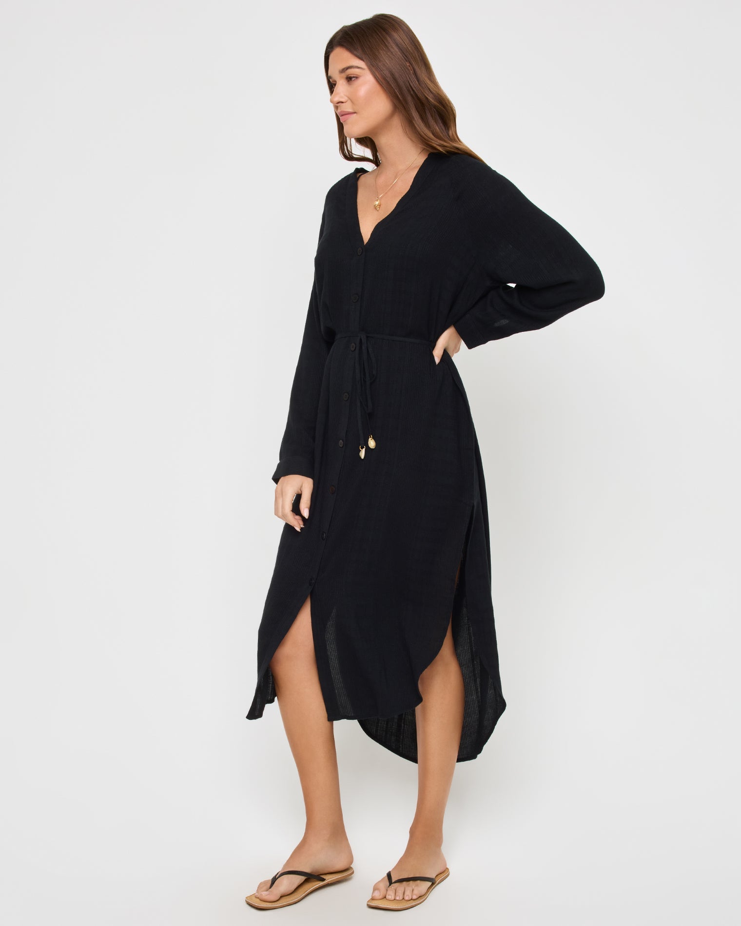 LSPACE LSPACE Yoli Shirtdress - Black - Clothing