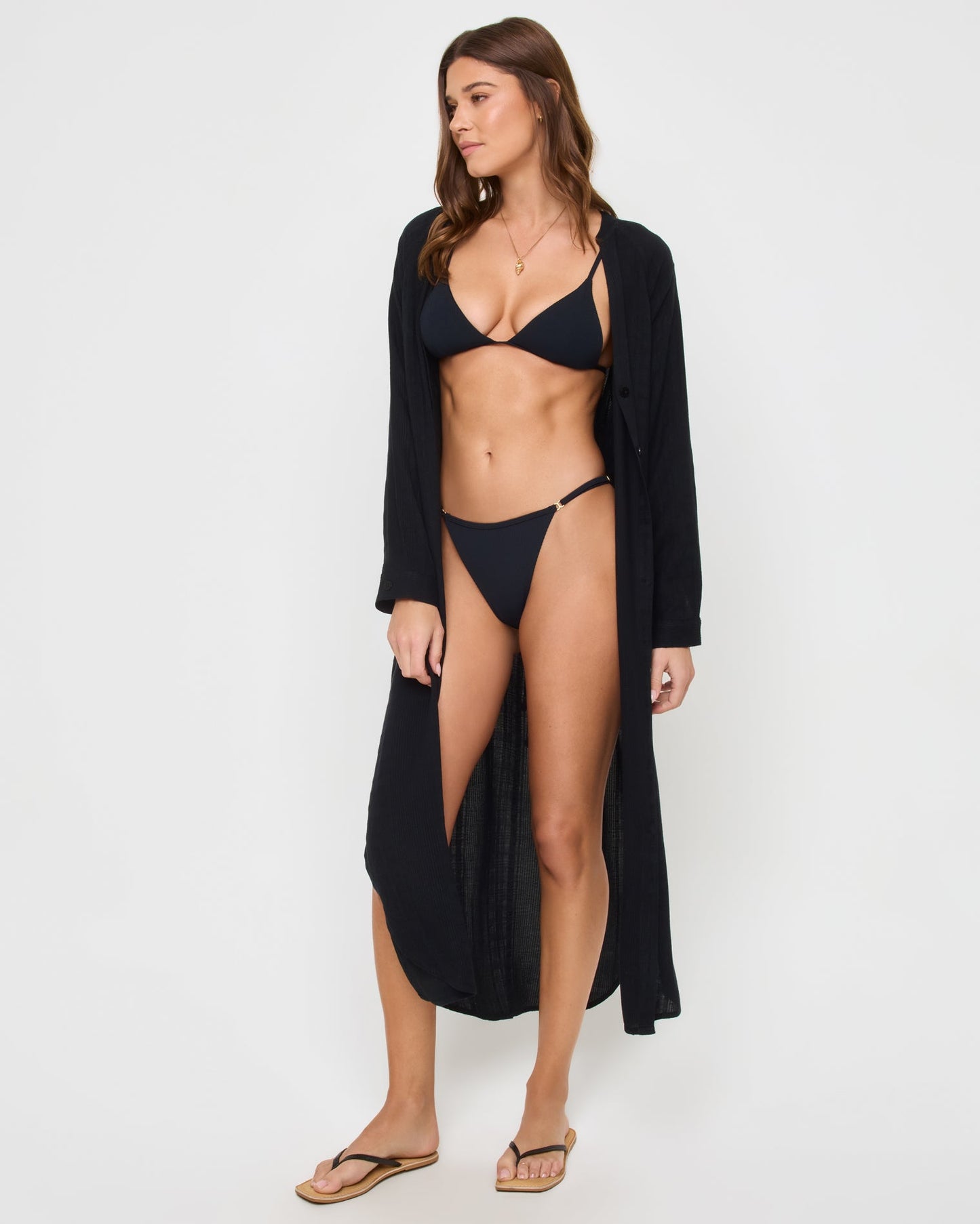 LSPACE LSPACE Yoli Shirtdress - Black - Clothing