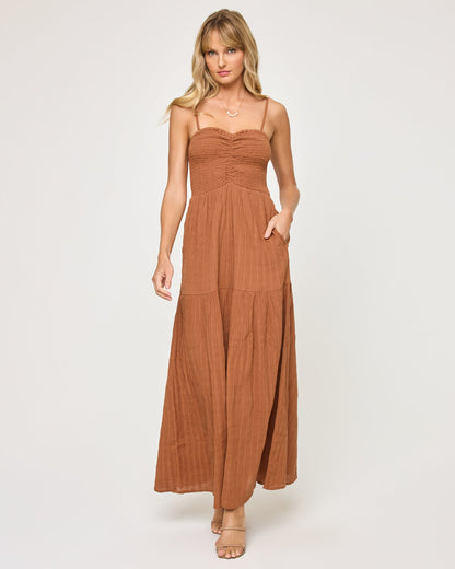 LSPACE LSPACE Mallorca Dress - Brown Sugar - Clothing|Swim