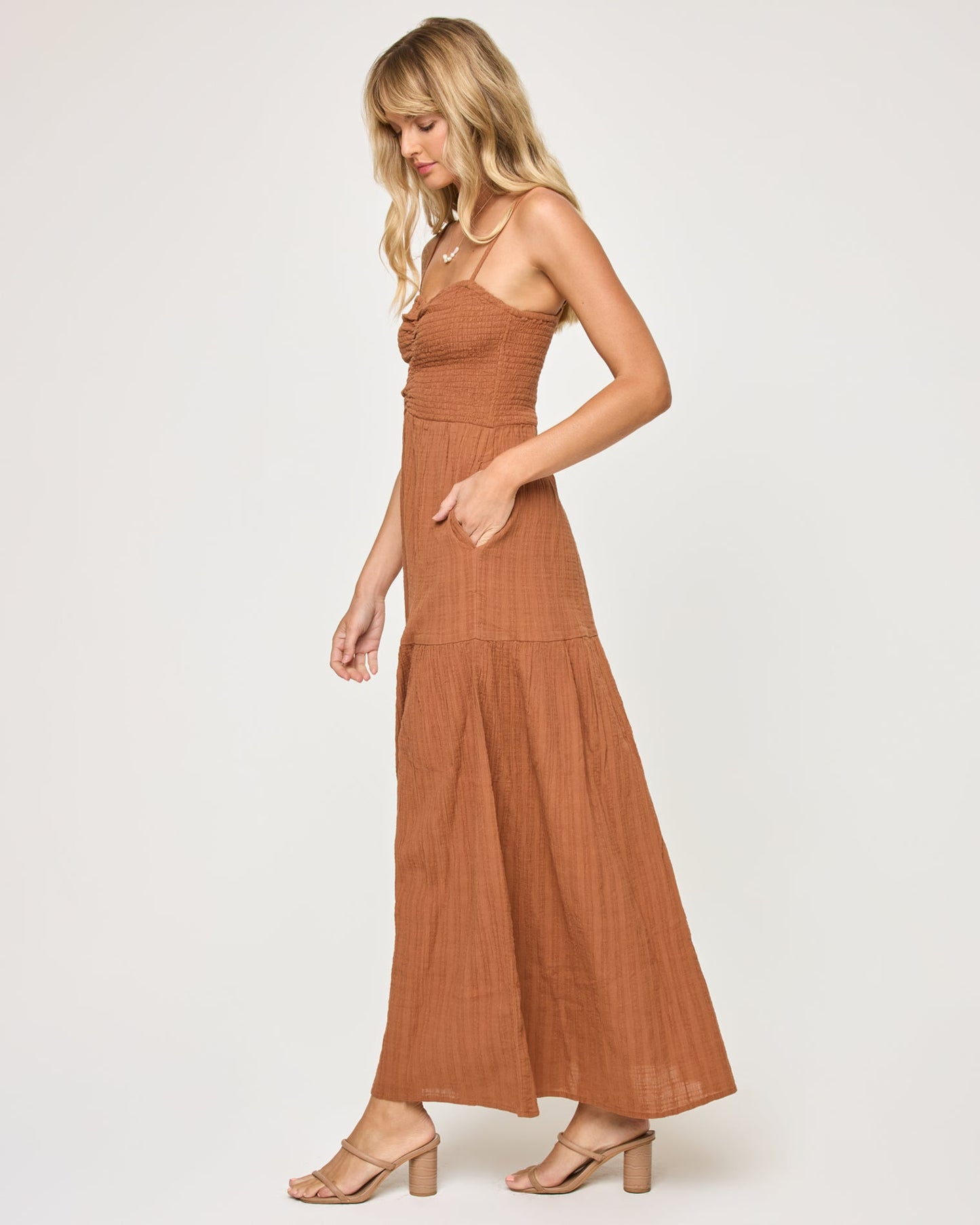 LSPACE LSPACE Mallorca Dress - Brown Sugar - Clothing|Swim