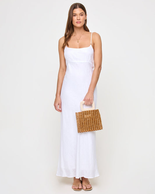 LSPACE Moonrise Maxi - White - Clothing|Swim