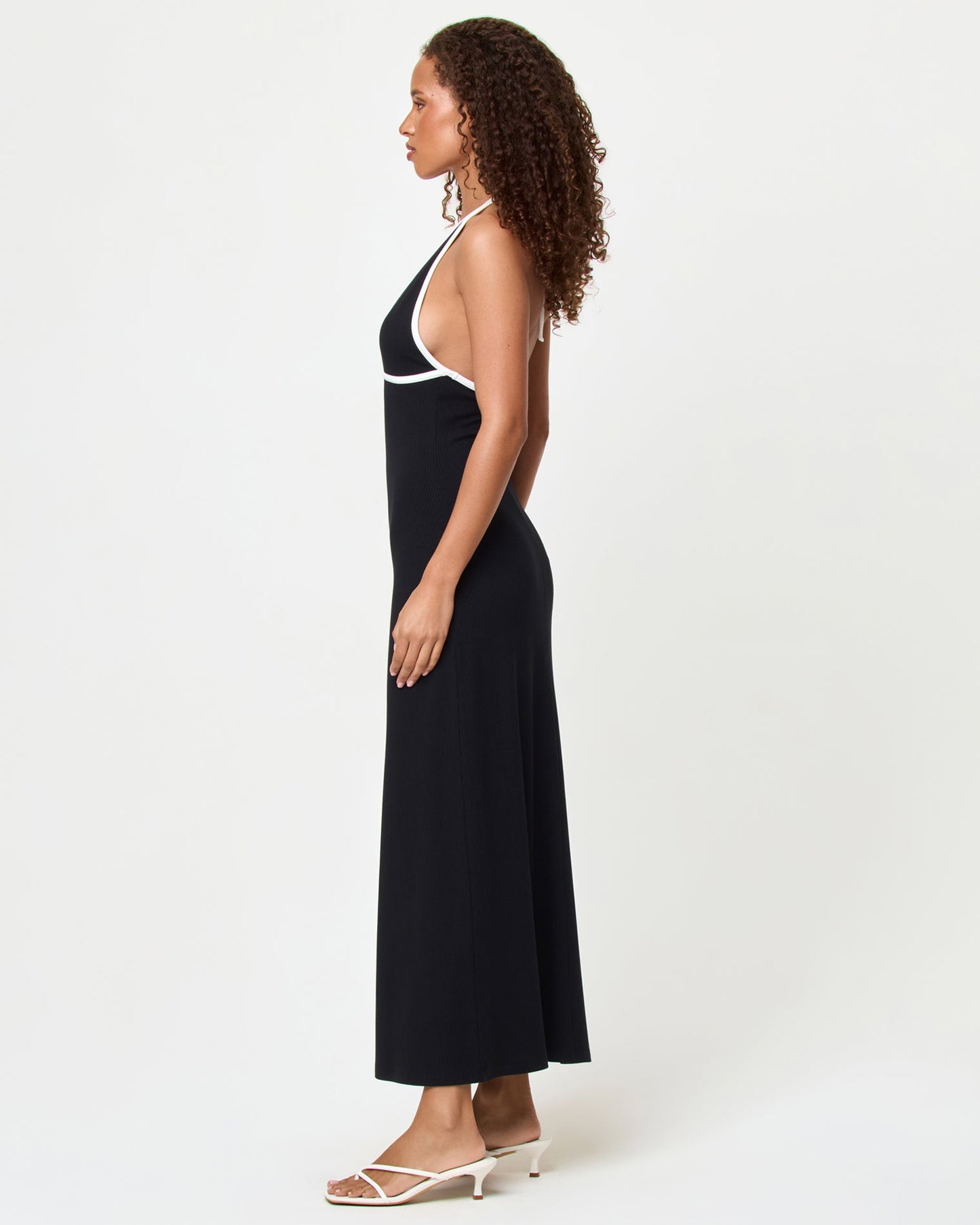 LSPACE LSPACE Shea Maxi Dress - Black-Cream - Clothing|Swim