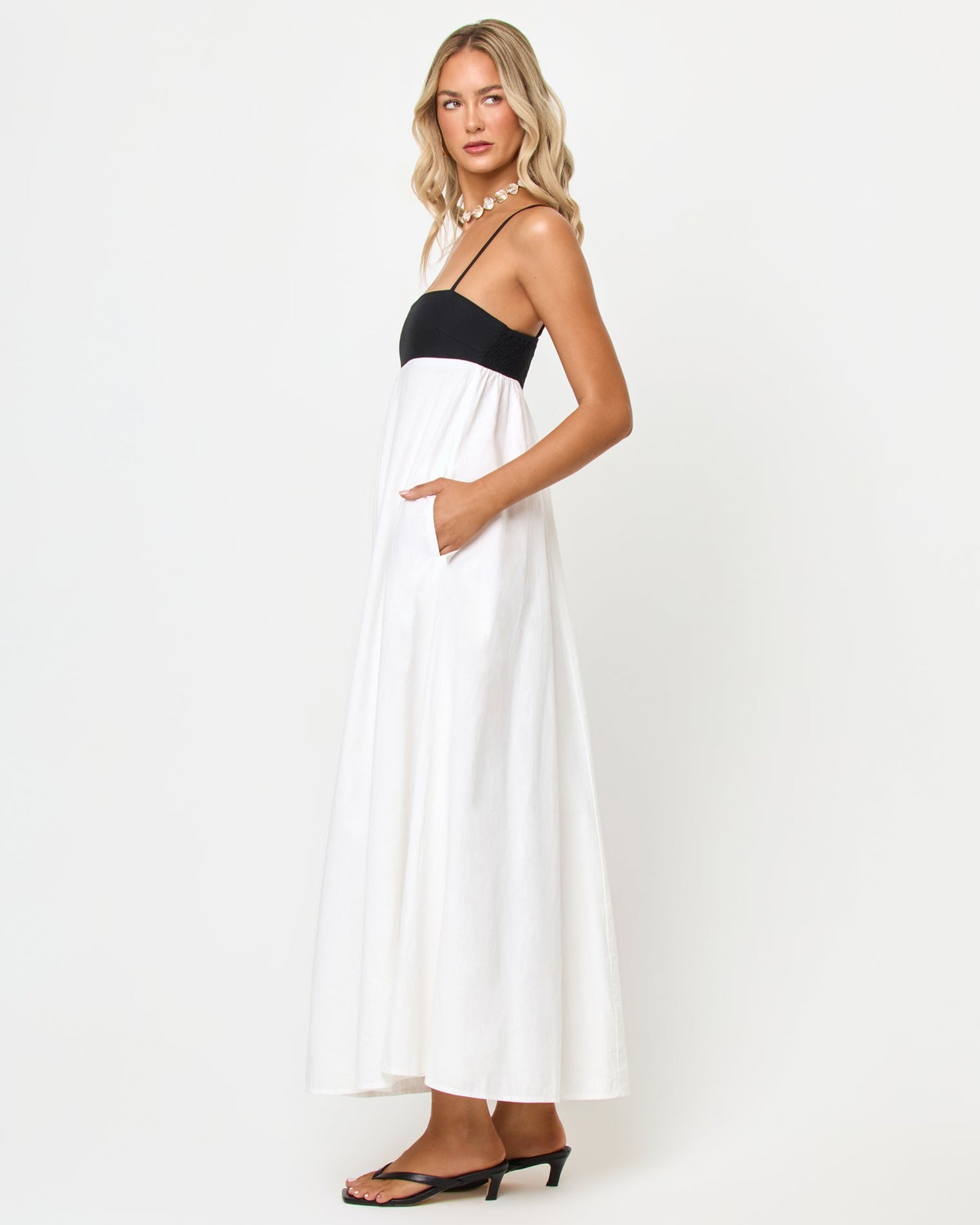 LSPACE LSPACE Raveena Dress - Black-Cream - Clothing|Swim
