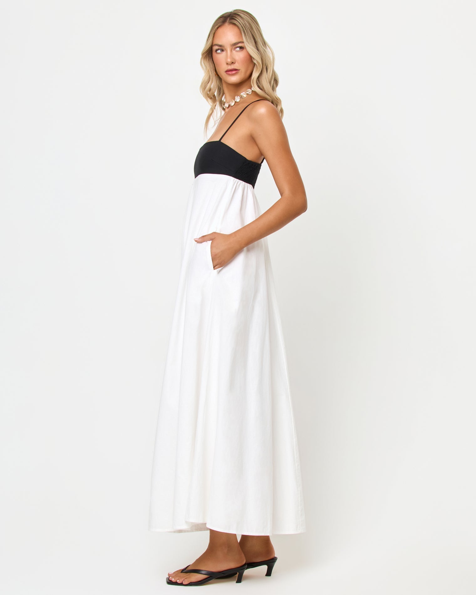 LSPACE LSPACE Raveena Dress - Black-Cream - Clothing|Swim