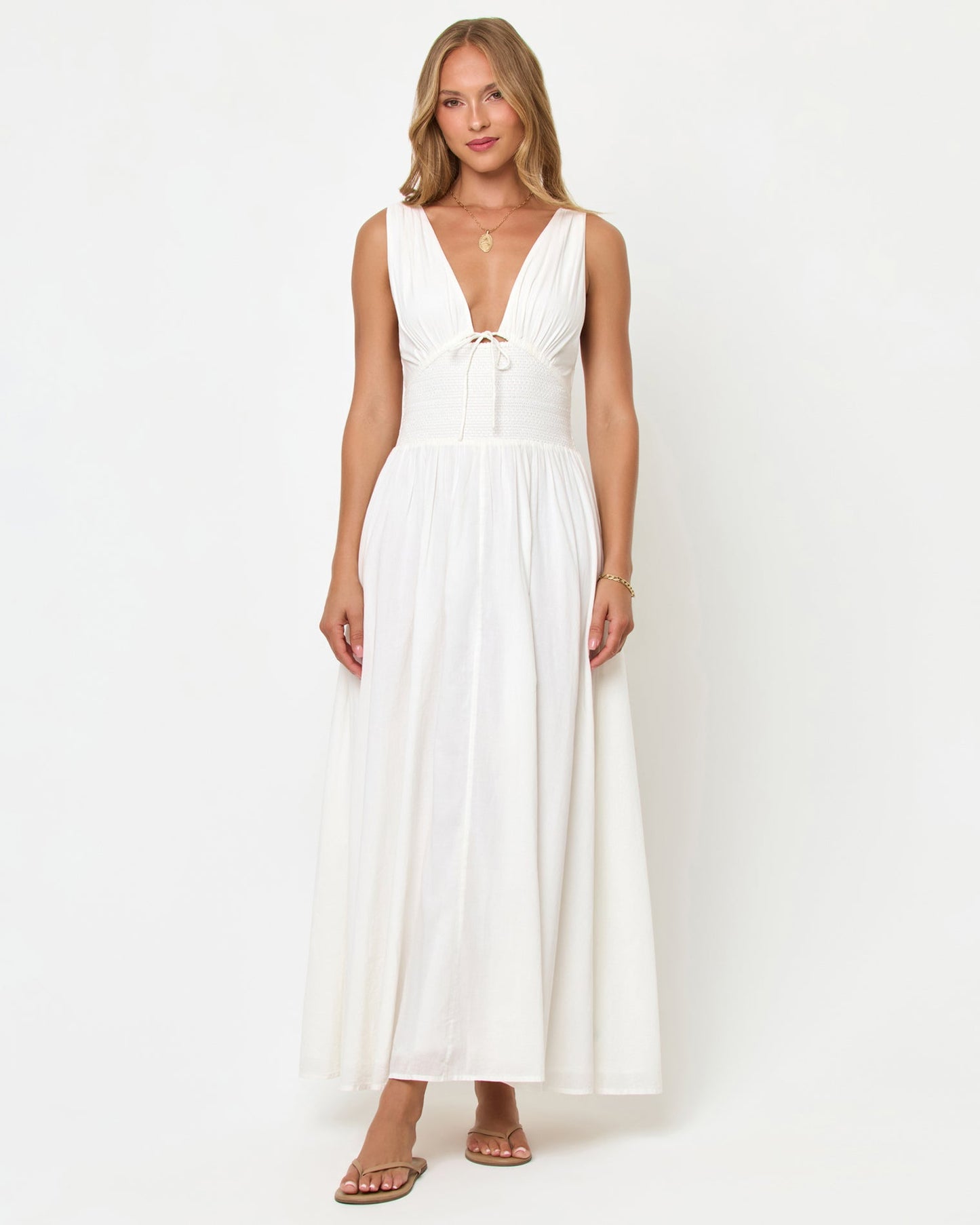 LSPACE LSPACE Emmaline Maxi Dress - Cream - Clothing|Swim