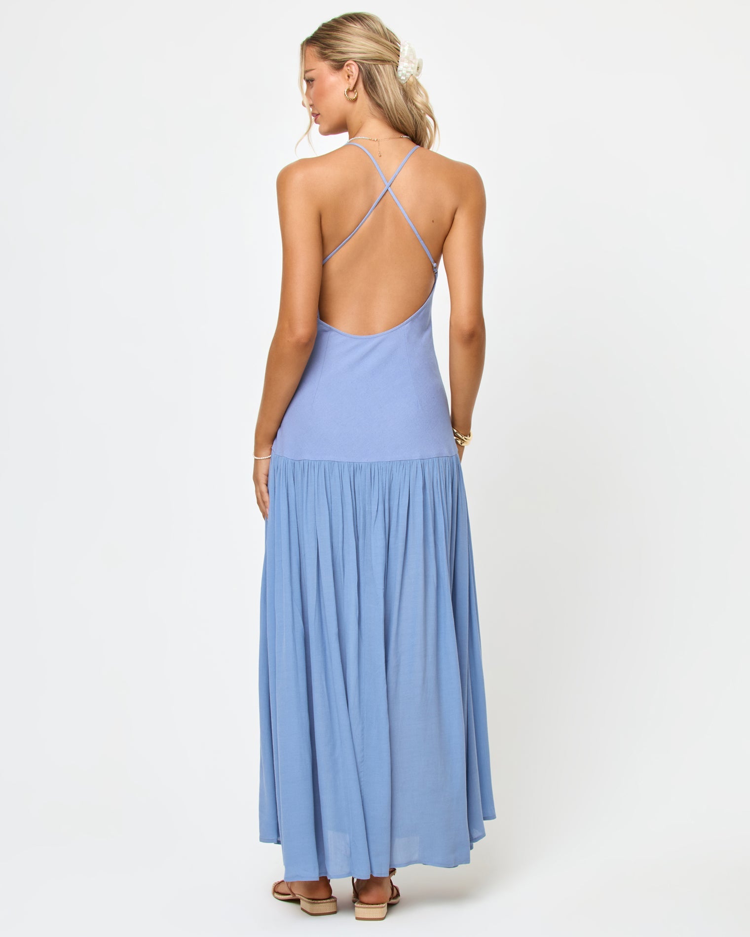 LSPACE LSPACE Row Maxi Dress - Chambray - Clothing|Swim