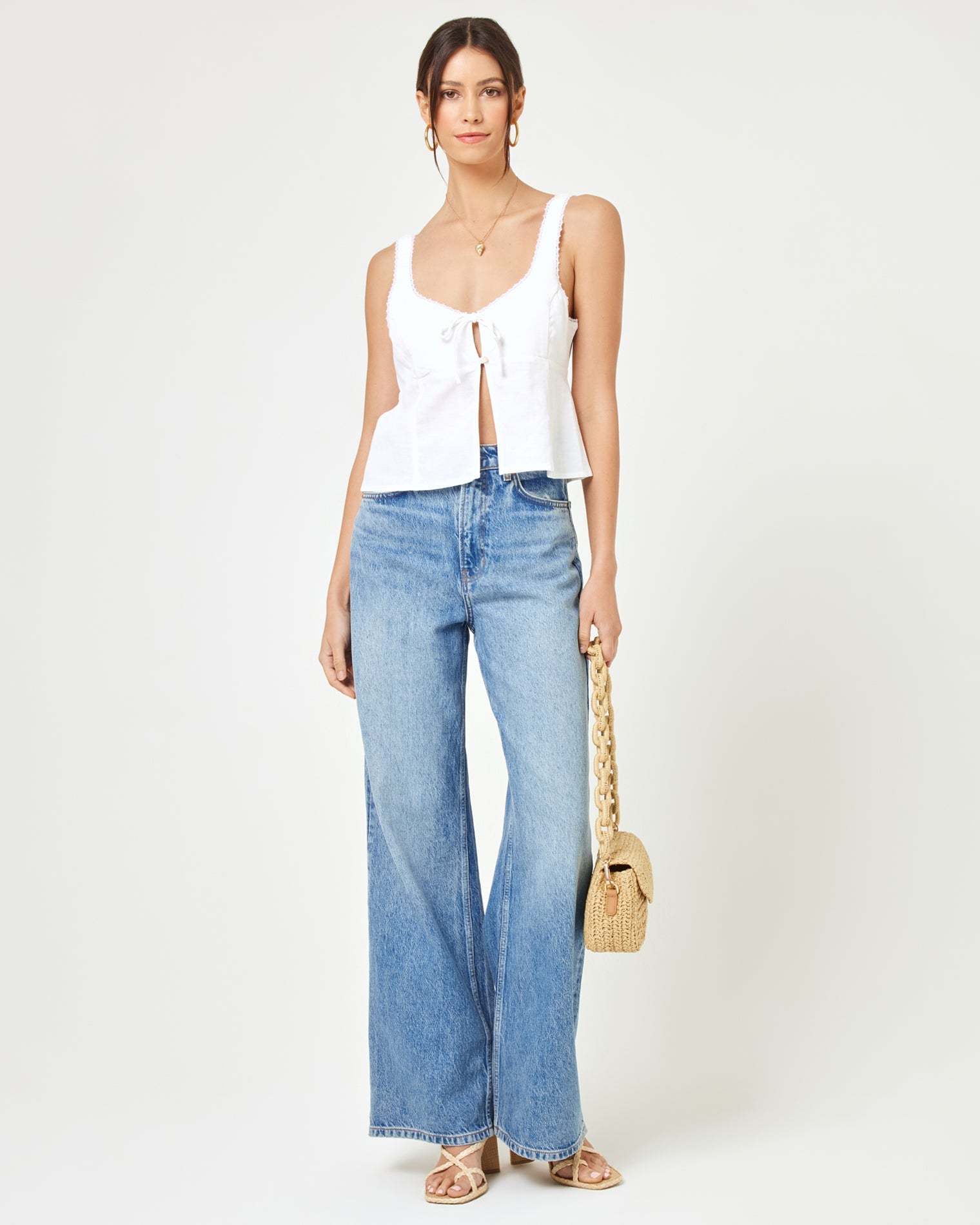 LSPACE LSPACE Rosa Top - Cream - Clothing