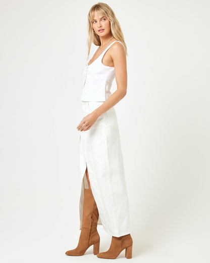 LSPACE LSPACE Rosa Top - Cream - Clothing