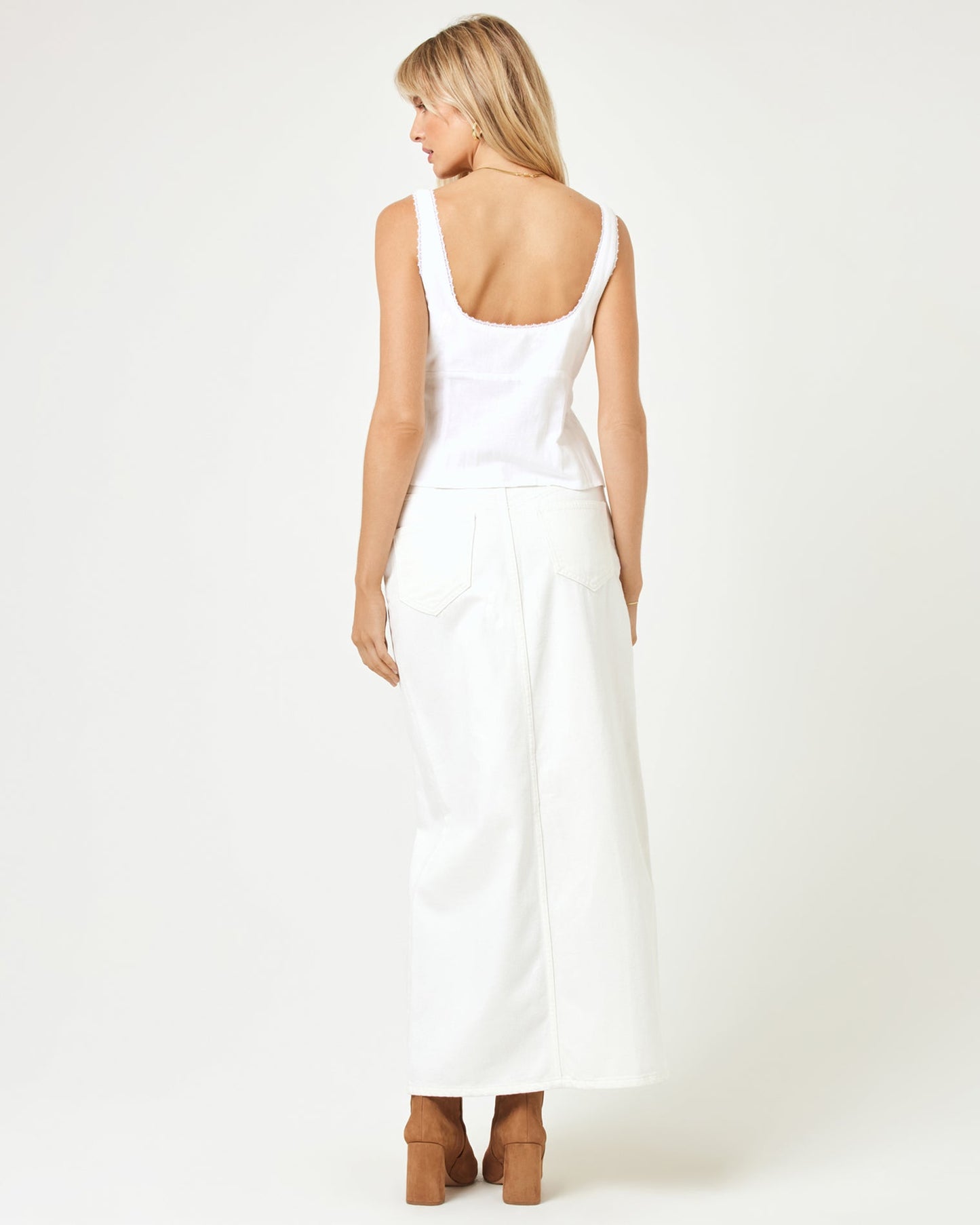 LSPACE LSPACE Rosa Top - Cream - Clothing