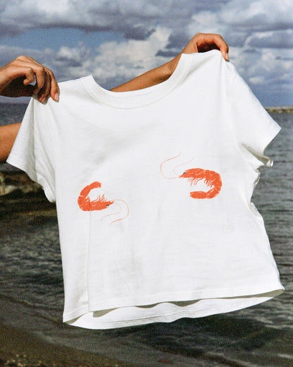 LSPACE LSPACE Merci Baby Tee - Shrimp - Clothing|Swim