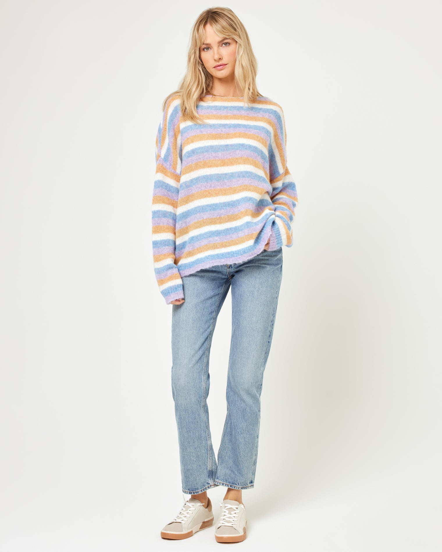 LSPACE Oversized Boat Neck Sweater - LSPACE Cozy Clouds Sweater - Clothing