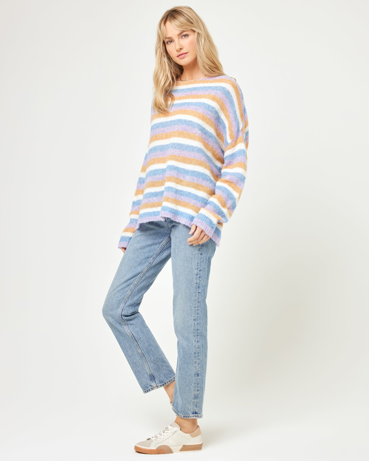 LSPACE Oversized Boat Neck Sweater - LSPACE Cozy Clouds Sweater - Clothing