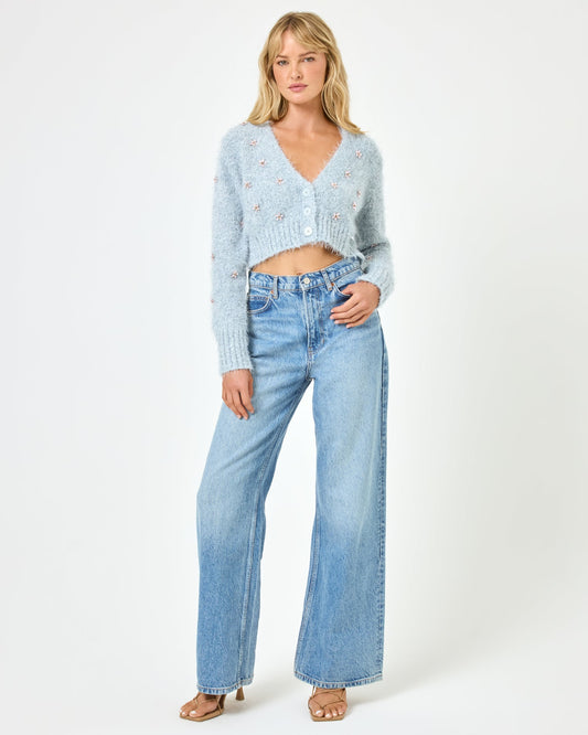 LSPACE LSPACE Crystal Cardigan - Dove - Clothing