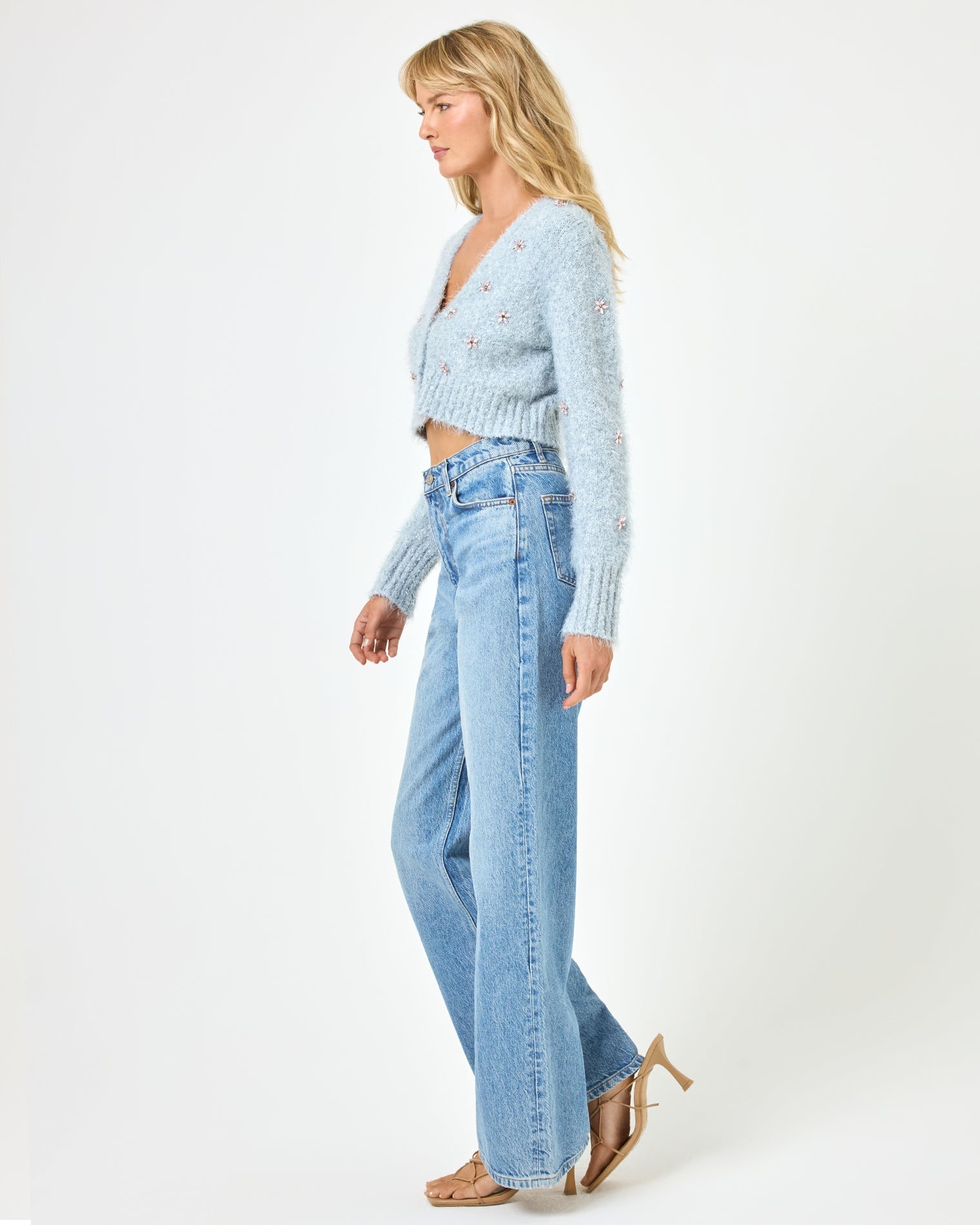 LSPACE LSPACE Crystal Cardigan - Dove - Clothing