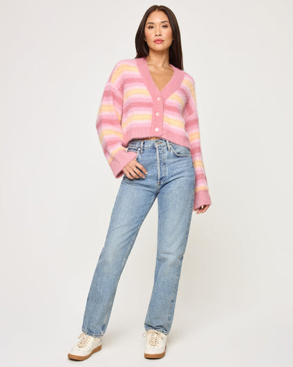LSPACE LSPACE Daybreak Cardigan - Daybreak Stripe - Clothing