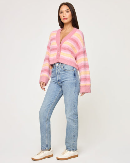 LSPACE LSPACE Daybreak Cardigan - Daybreak Stripe - Clothing