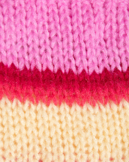 LSPACE Womens Pink Knit Cardigan - LSPACE Lido Colorful Cardigan - Clothing