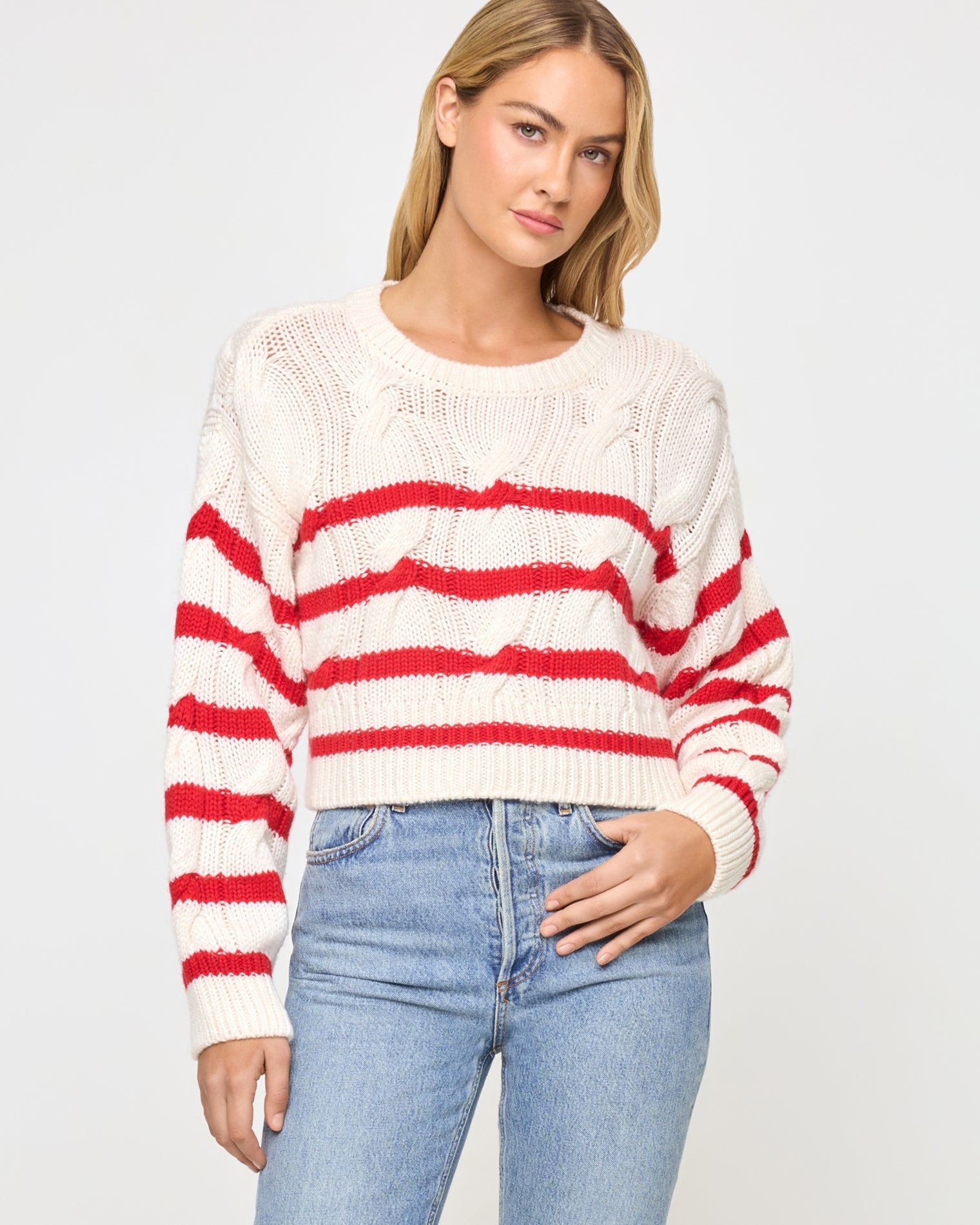 LSPACE Kensley Pullover - Cream-Flame - Clothing