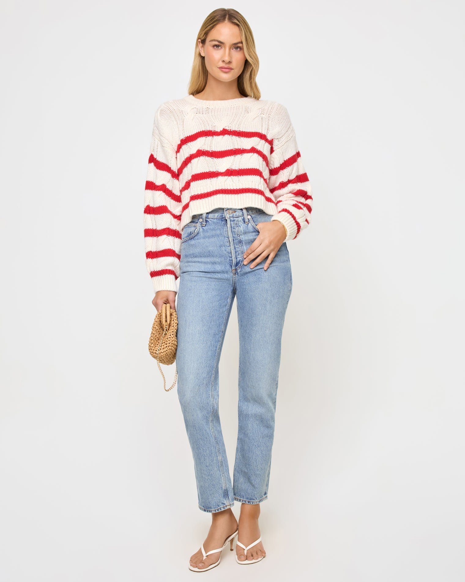 LSPACE Kensley Pullover - Cream-Flame - Clothing
