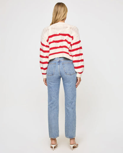 LSPACE Kensley Pullover - Cream-Flame - Clothing