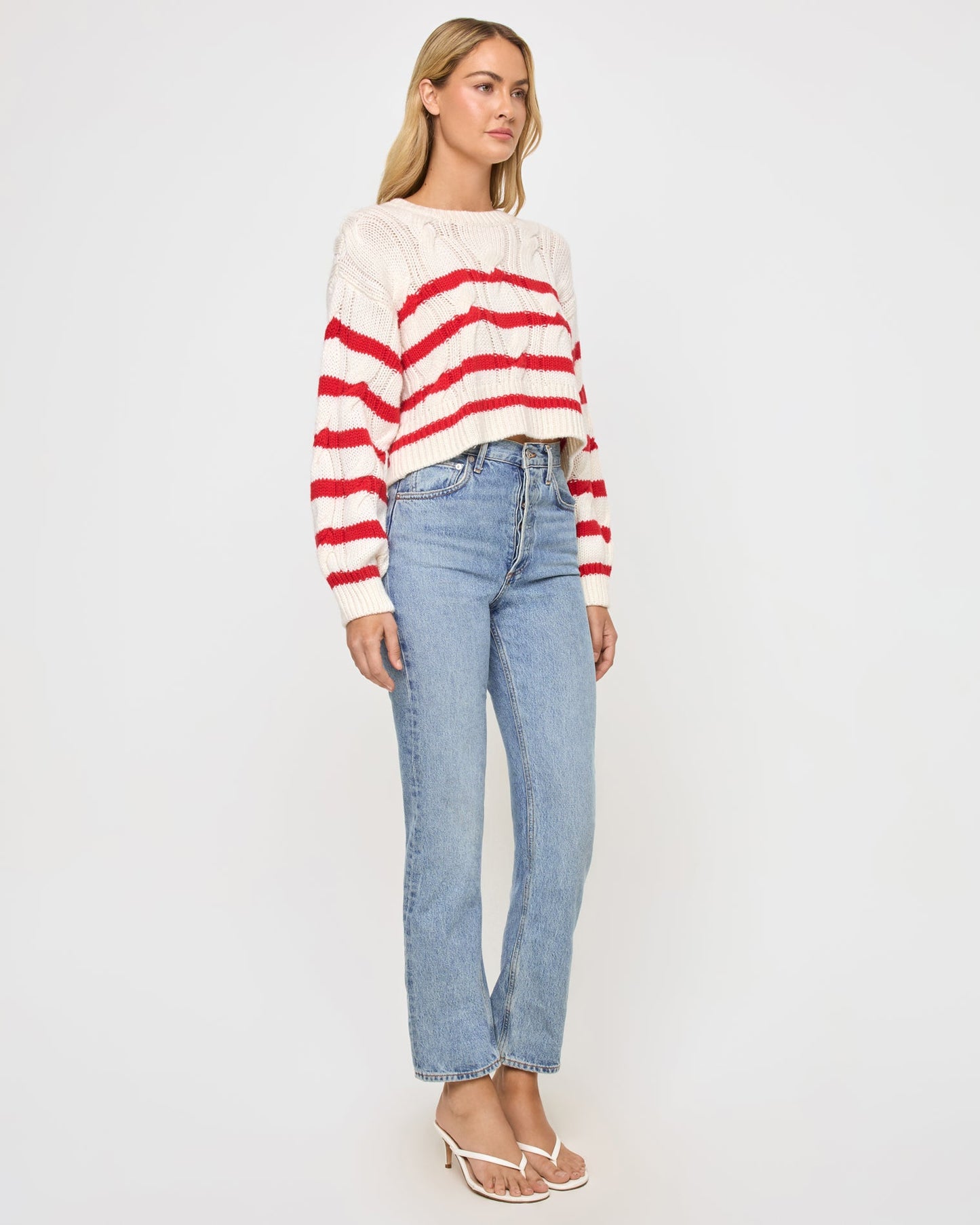 LSPACE Kensley Pullover - Cream-Flame - Clothing