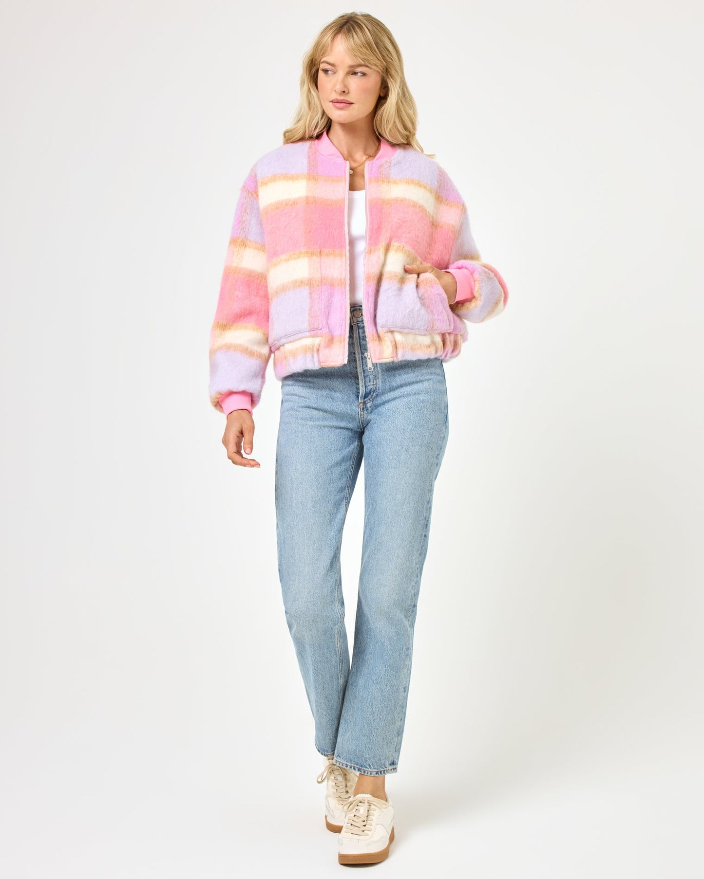 LSPACE LSPACE Quinn Jacket - Point Dume Plaid - Clothing